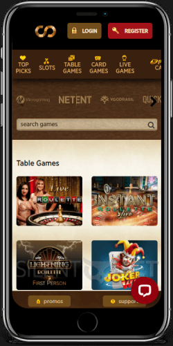 Table Games in Everum iOS App