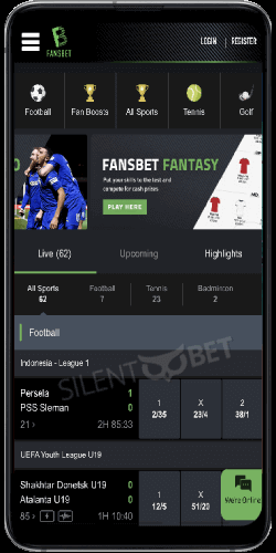 FansBet mobile app