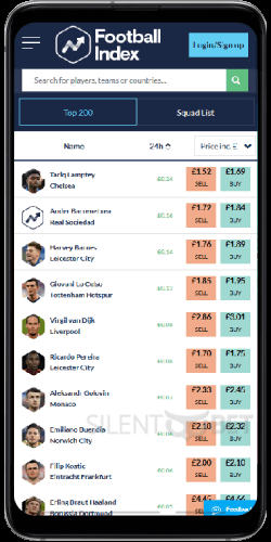 Football Index mobile app