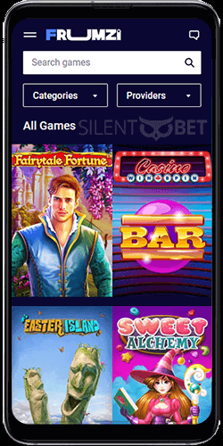 Frumzi Casino Mobile Version