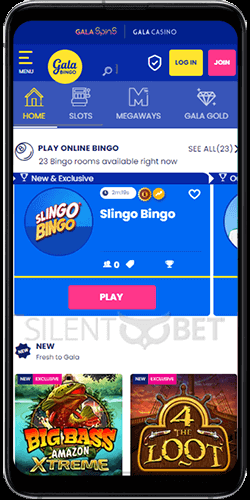 Gala Bingo Mobile Version