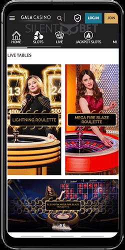 Gala Casino Mobile Version