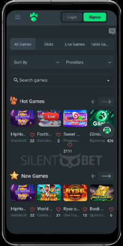 Gamdom Casino Mobile Version