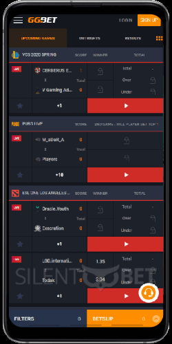 GGbet mobile esports betting on Android