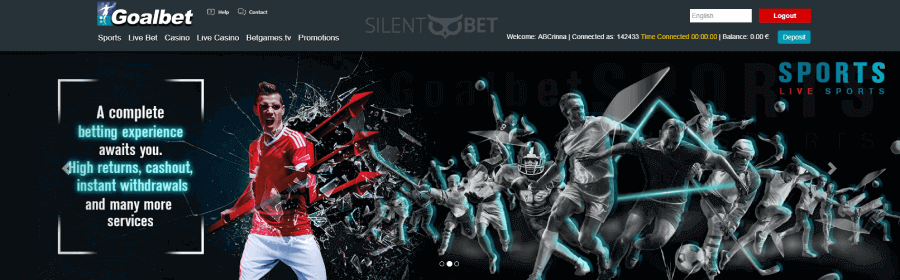 Goalbet homepage