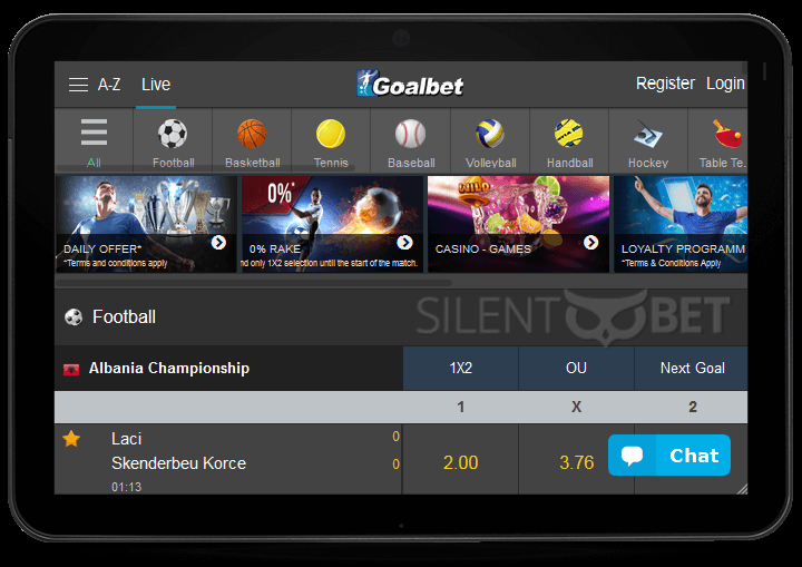 goalbet mobile version tablet