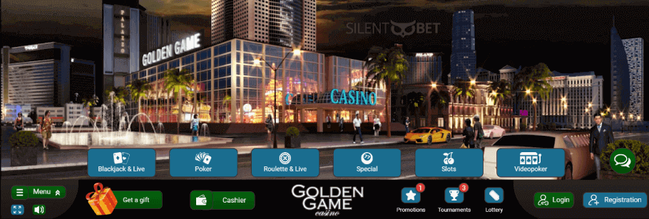 Golden Game Casino Design