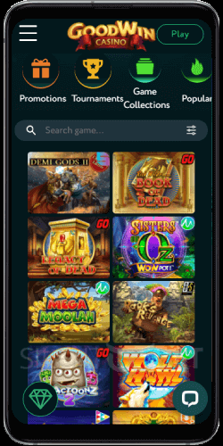 GoodWin mobile casino app
