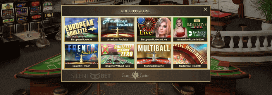 Grand Casino Live Games