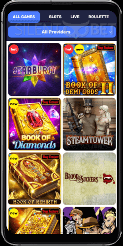 InstantPay Casino Mobile Version