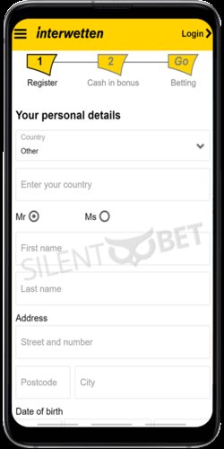interwetten mobile registration