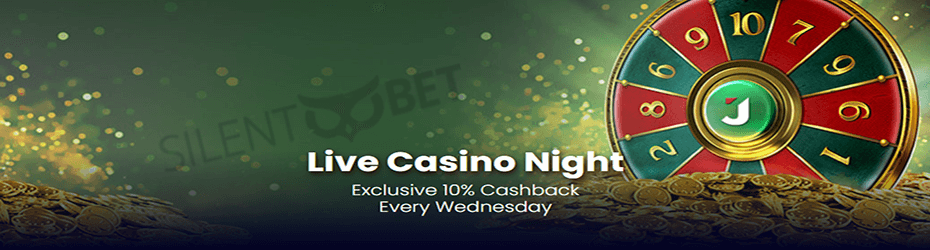 Jack21 Live Casino Cashback Promo