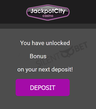 Jackpot City bonus code enter