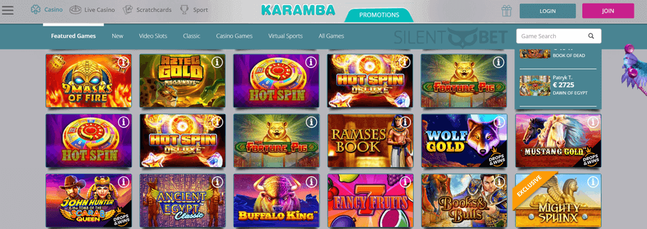 karamba casino overview