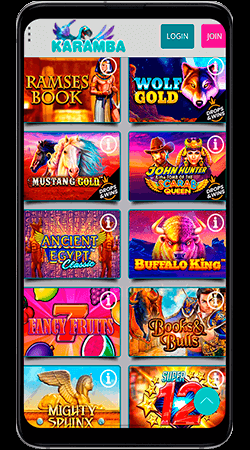 Karamba mobile scratchcards for Android