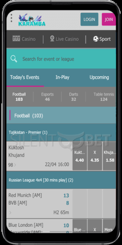 karamba mobile sportsbook app