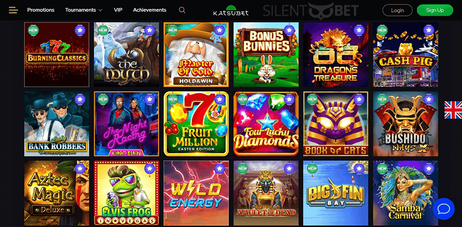 KatsuBet Casino Games