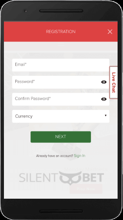 legolas mobile register on android 