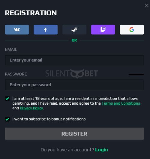 Loot.bet Registration