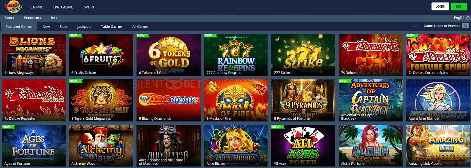 LuckLand casino games