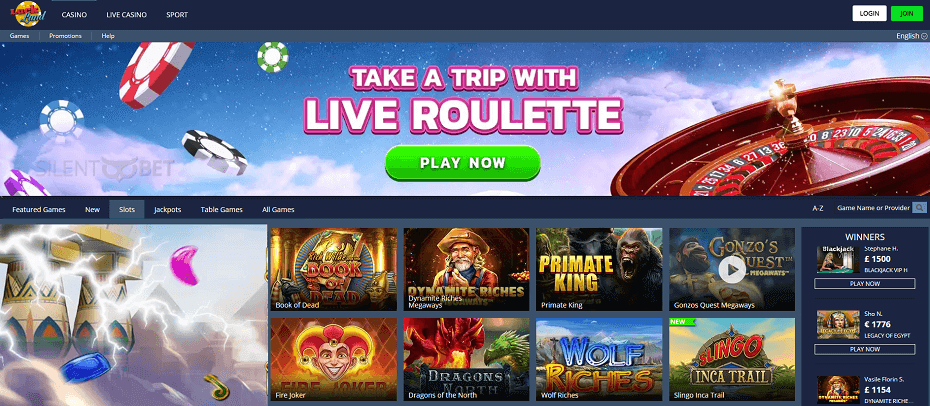 LuckLand online casino website