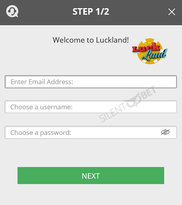 LuckLand registration