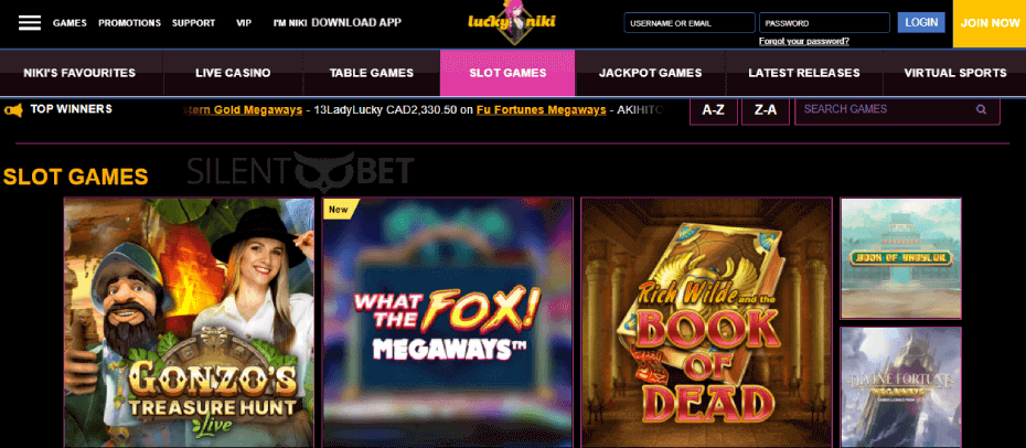 luckyniki online casino india