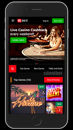 MansionBet mobile casino for iPhone