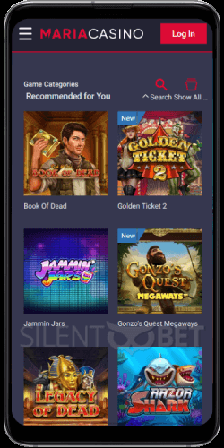 Maria Casino Recommended Games on Android