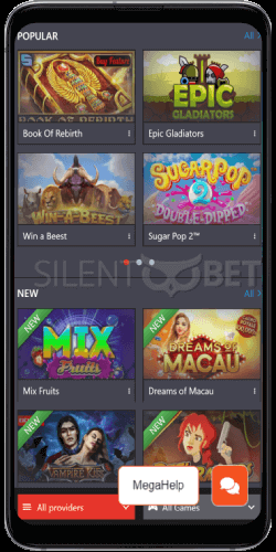 megapari casino mobile website version