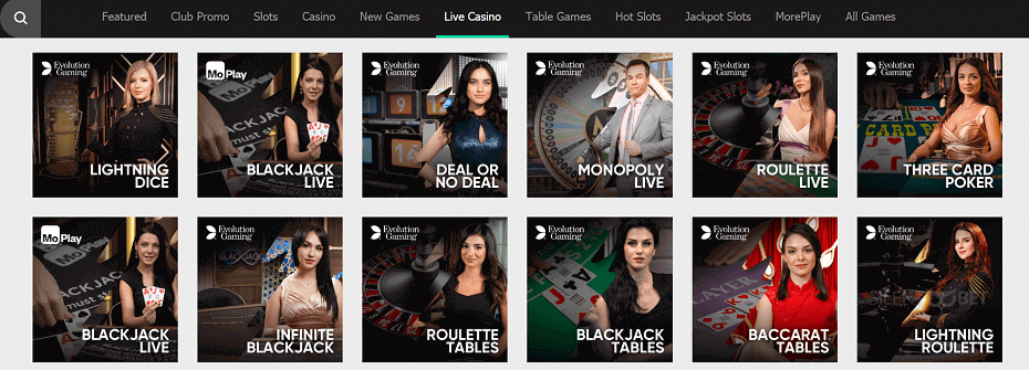 MoPlay live casino