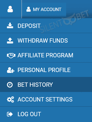 1xbet my account section