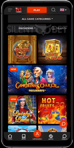 N1 Casino Mobile Version