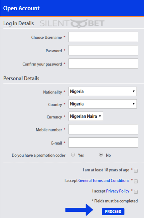 how to sign up at nairabet