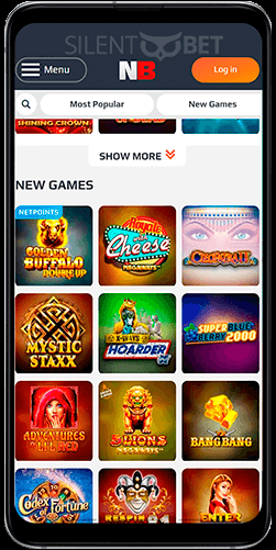 Netbet mobile casino for Android