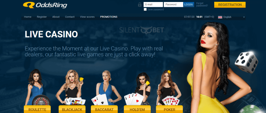 Oddsring Live Casino