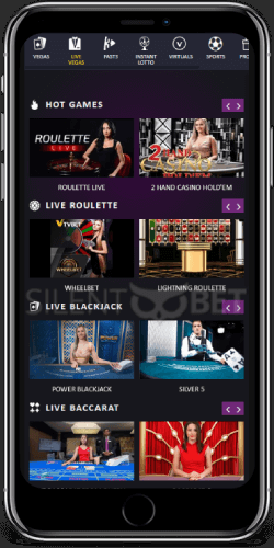 Ogabet mobile live casino