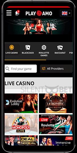 Playamo mobile live casino