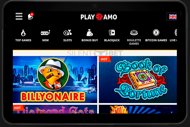 Playamo casino mobile version for tablet