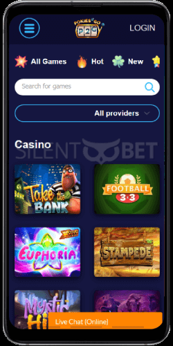 Pokies2Go Casino Mobile Version