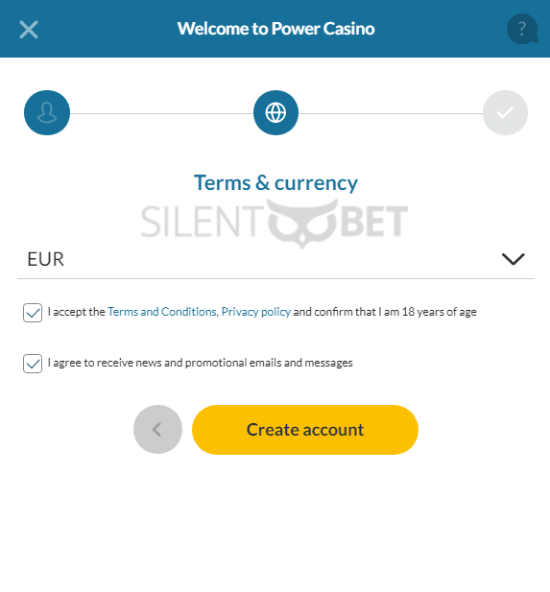 Power Casino Bonus Code Enter