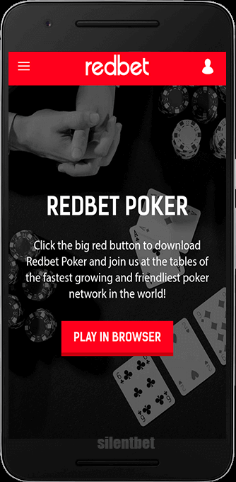 Redbet mobile poker