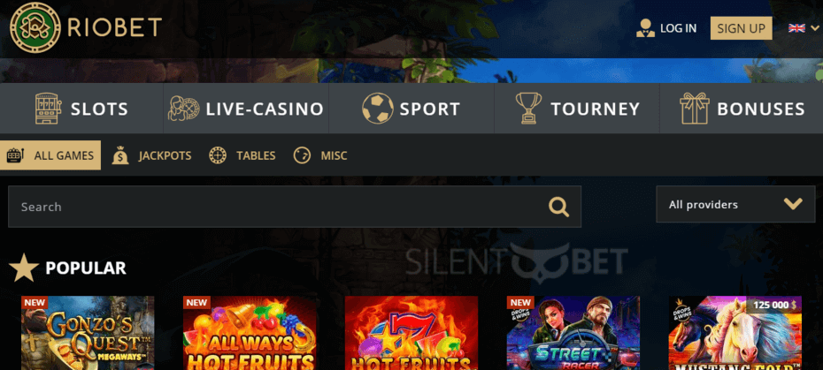 riobet casino homepage