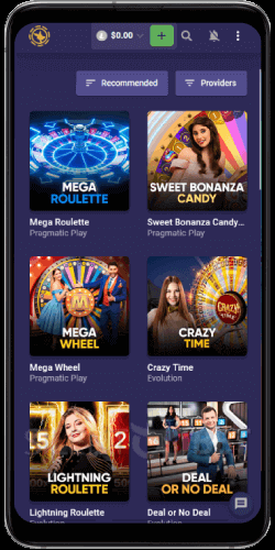 Roobet mobile live game shows Android