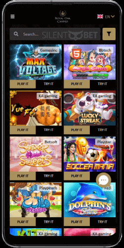 Royal Oak casino app