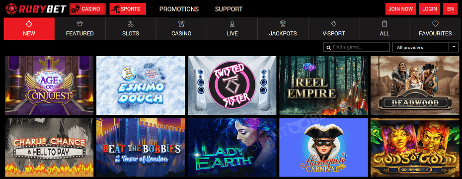 RubyBet casino