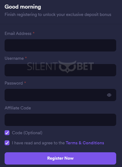 Sherbet Bonus Code Enter