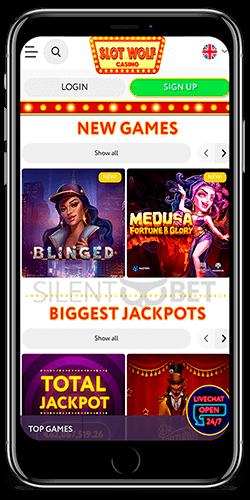 Slot Wolf casino app for iOS