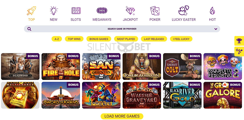 Slototop Casino Website Design