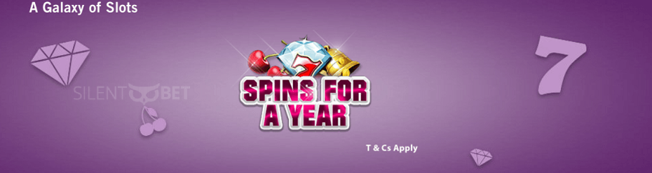 SlotsMagic free spins for a year
